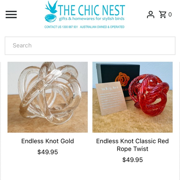 Endless Knot - Ornamental Glass - Picture 3 of 9